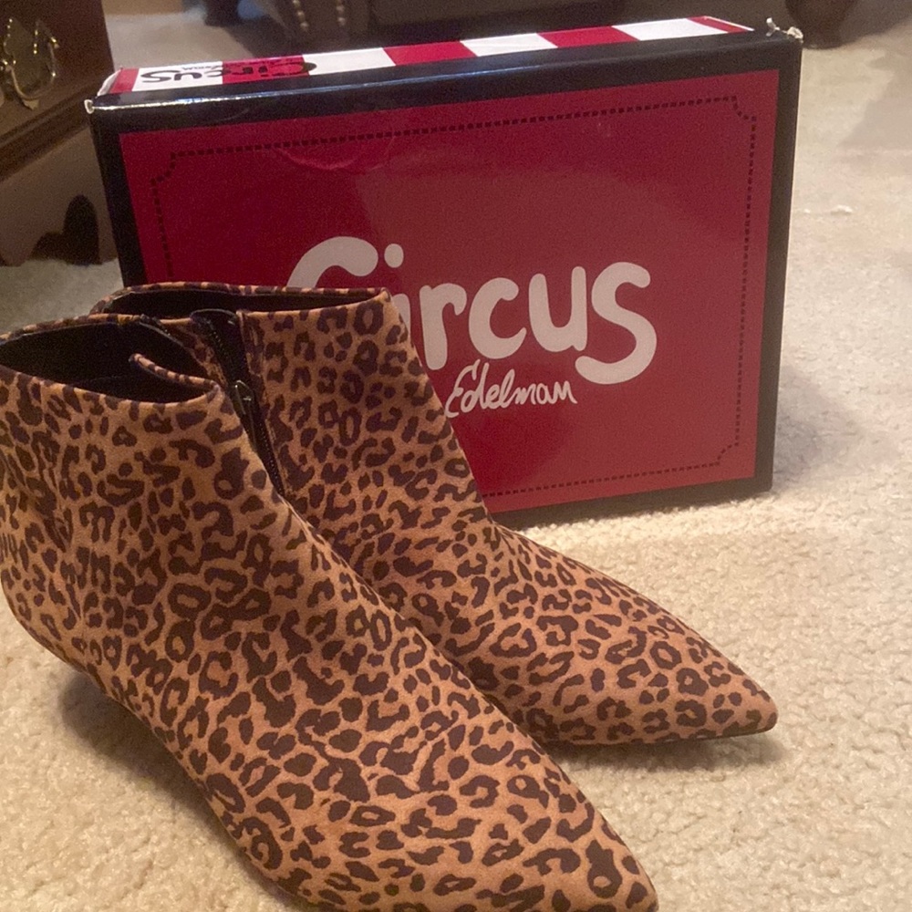 Leopard, Print Booties